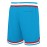 Men'S Moon Blue Baseball Shorts, Classic Letter Embroidery Design, Breathable Button Style Short Sleeved Shirt, Suitable for Training And Competition