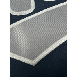 Men's Deep Blue #2 Baseball Shirt - Breathable Button-Up V-Neck with Embroidered Letter Design, Loose Fit for Training, Competition & Casual Wear | All-Season Sportswear for Men & Teens, SHLUCKI