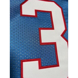 Men'S Moon Orchid # 34 American Football Jacket Loose Embroidered Sports, Fashionable, Casual, Street Breathable Rugby Top