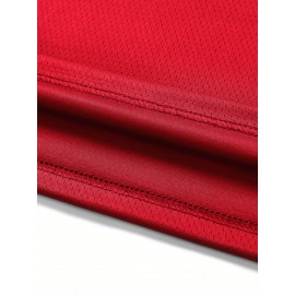 Men'S Red Basketball Suit # 23 Classic Retro Embroidered Sleeveless Sweat wicking Breathable Tank Top Basketball Suit