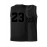 Men'S Black Grey Basketball Suit # 23 Classic Retro Embroidered Letter Sleeveless Sweat wicking Breathable Tank Top Basketball Suit