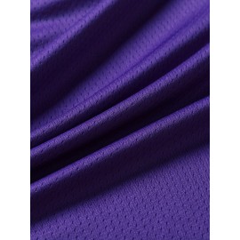 Men'S Purple Snake Skin Basketball Suit # 24 Classic Retro Embroidered Letter Sleeveless Sweat wicking Breathable Tank Top Basketball Suit