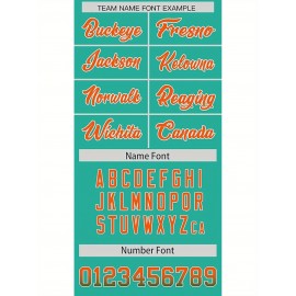 Customizable Plus Size Football Jersey - Personalized Name & Number, Vibrant Orange & Blue Gradient Design, V-Neck Short Sleeve, Breathable Summer Sports Shirt for Women, Football Jersey, Athletic Wear, Sporty Look, Comfortable Fit