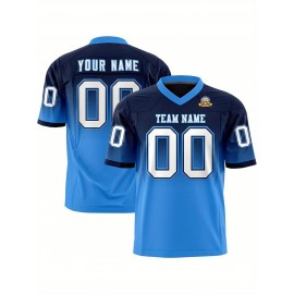 Customizable Plus Size Women'S Football Jersey - Personalized Name & Number, V-Neck Short Sleeve, Black & Neon Green with White Stripes & Logo, Breathable Summer Sports Training Uniform for Outdoor Competition