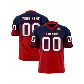 Customizable Plus Size Women'S Football Jersey - Personalized Name & Number, V-Neck Short Sleeve, Black & Neon Green with White Stripes & Logo, Breathable Summer Sports Training Uniform for Outdoor Competition